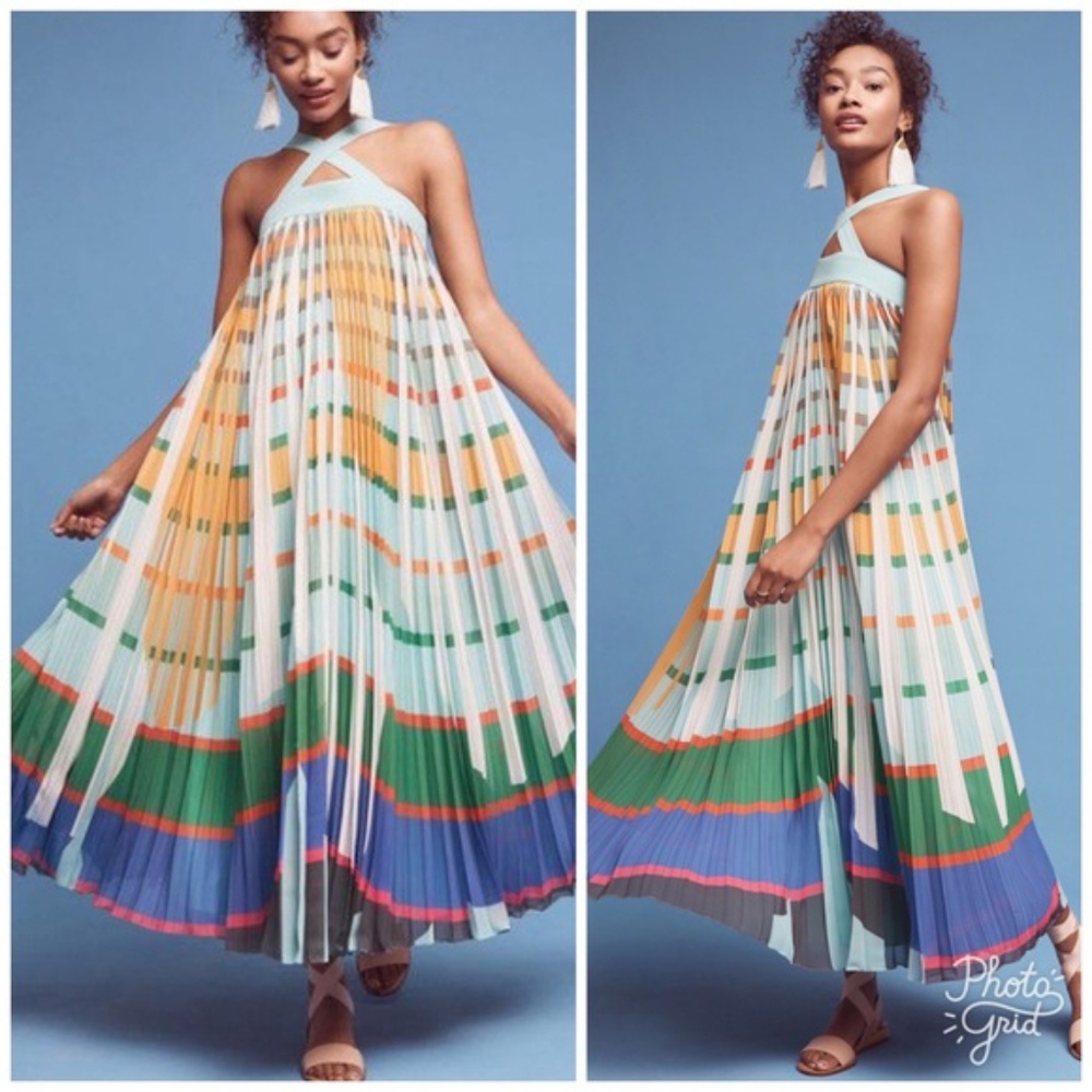 Anthropologie Geisha Designs Abstraction Dress S